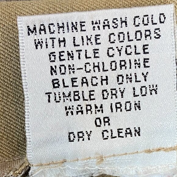 VTG Talbots Tapered Leg Dress Pants Camel Tan High Rise 29.5x29.5 #276Q - Picture 10 of 10